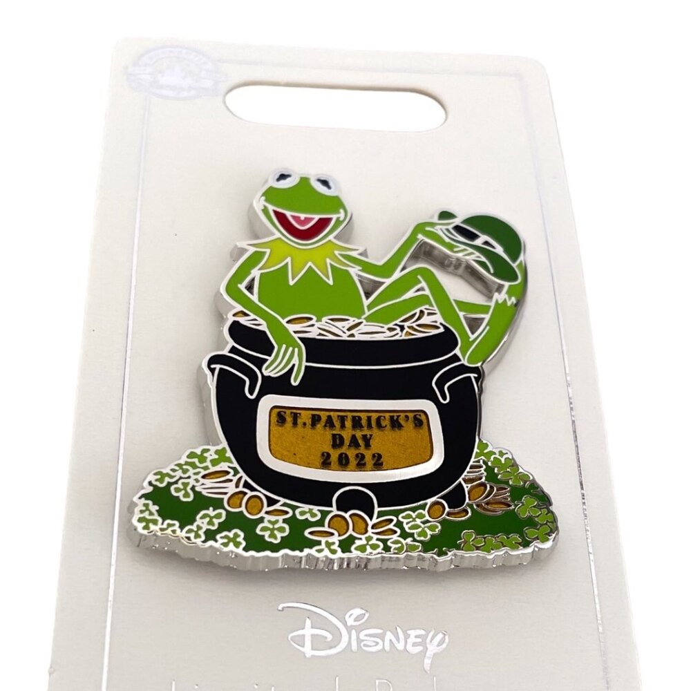 Disney Muppets Kermit the Frog St Patrick’s Day 2022 Limited Release Pin